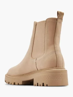 Graceland Beige Chelsea Boot-Dames Enkellaarzen & Boots