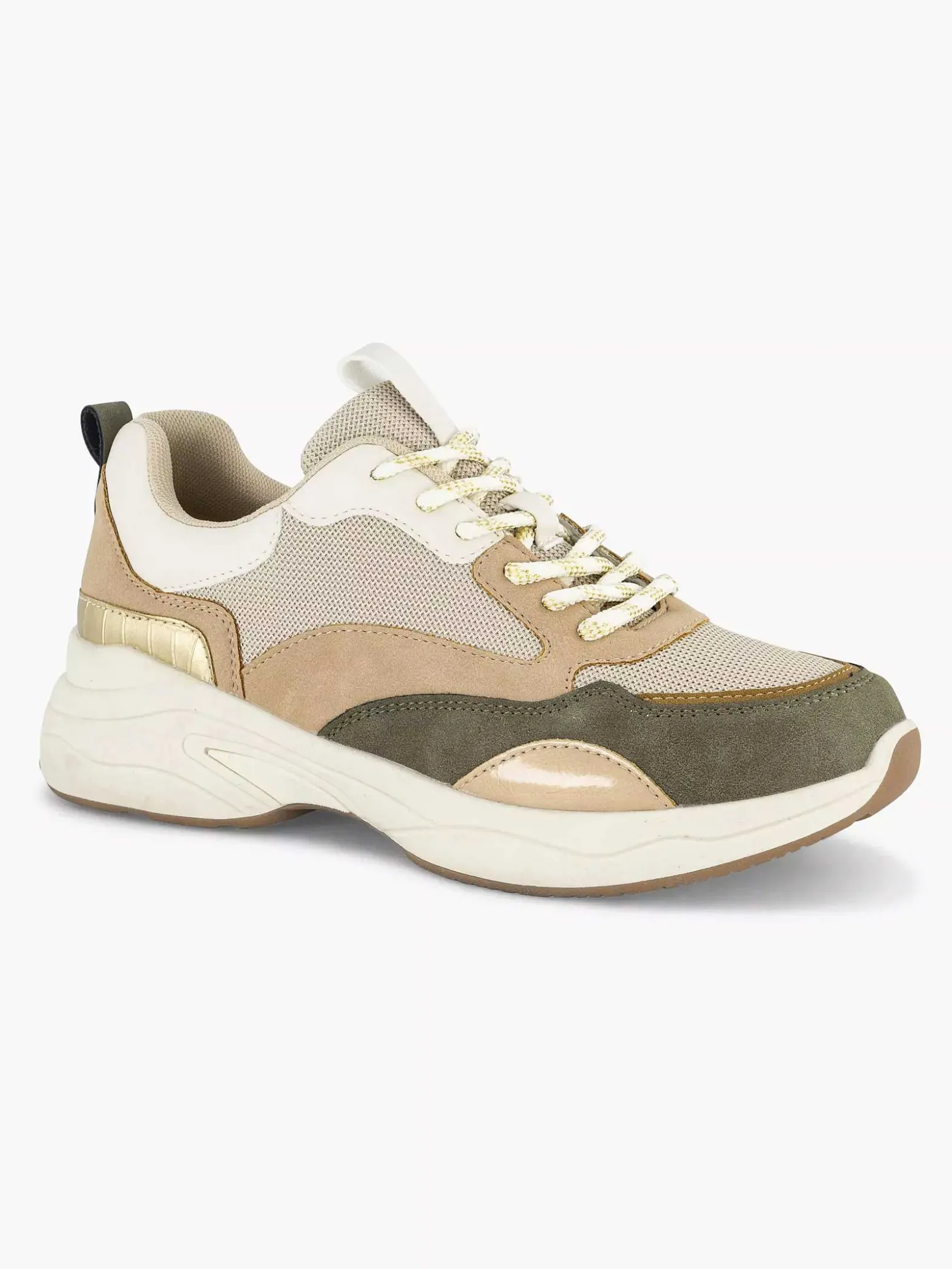 Graceland Beige Chunky Sneaker-Dames Sneakers