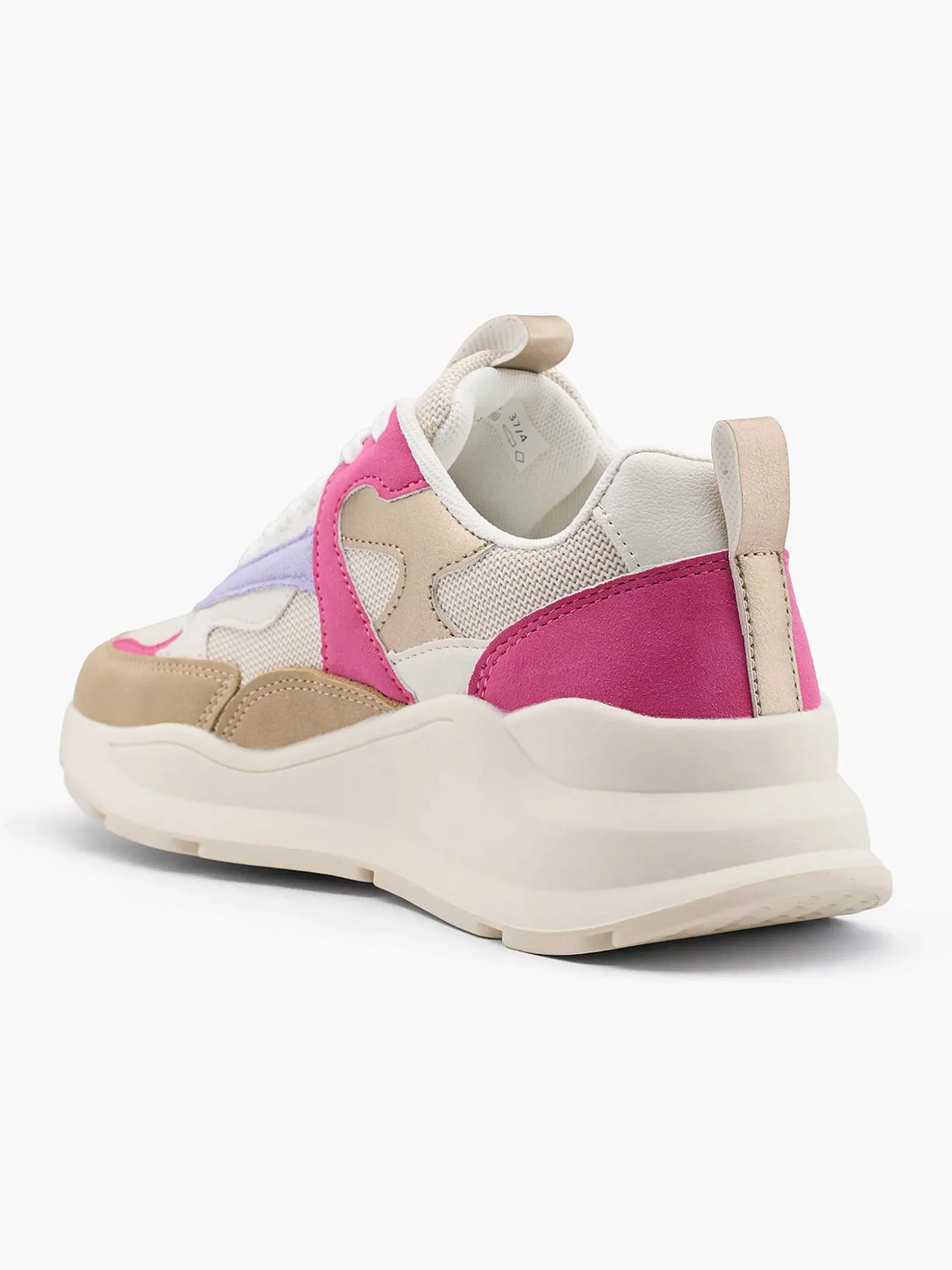 Oxmox Beige Chunky Sneaker-Dames Sneakers