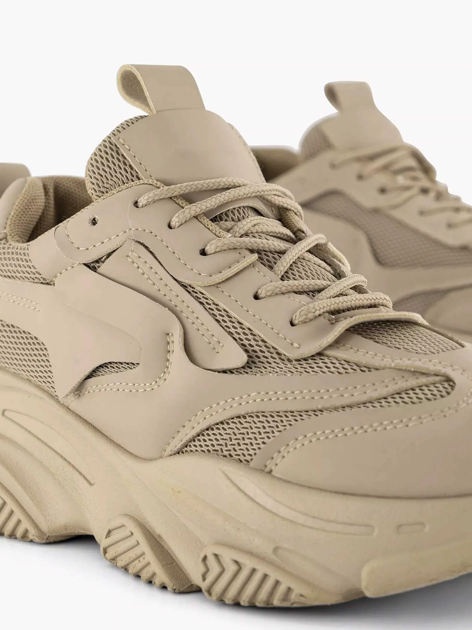 Oxmox Beige Chunky Sneaker-Dames Sneakers