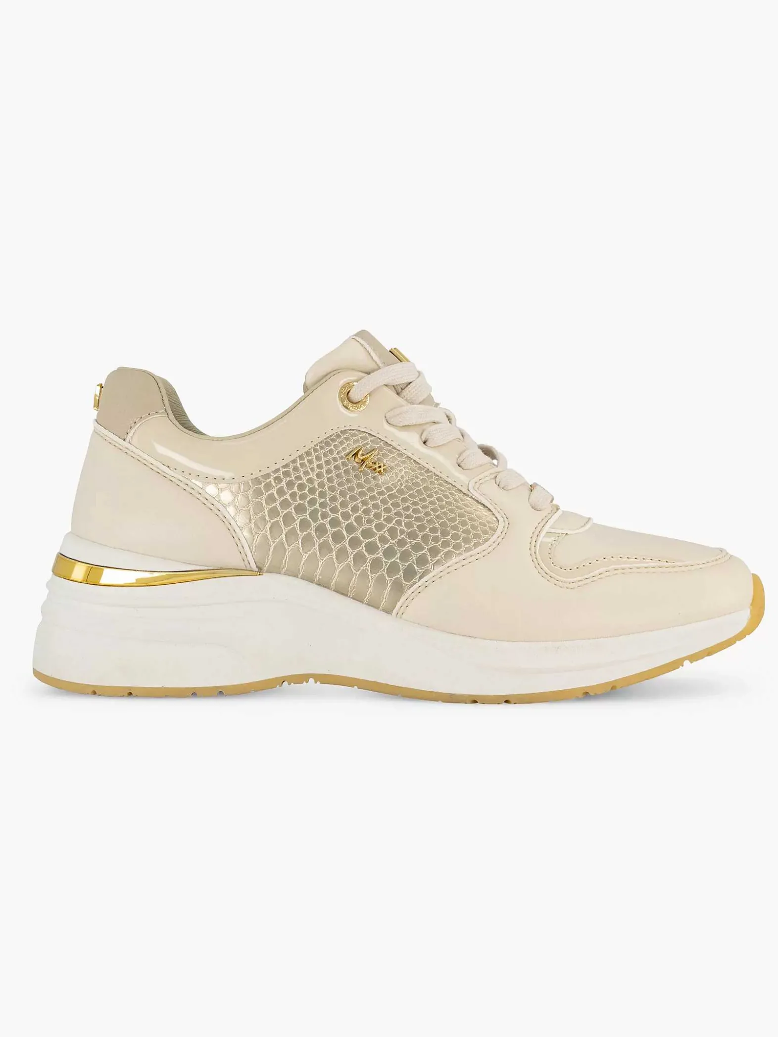 MEXX Beige Chunky Sneaker-Dames Sneakers