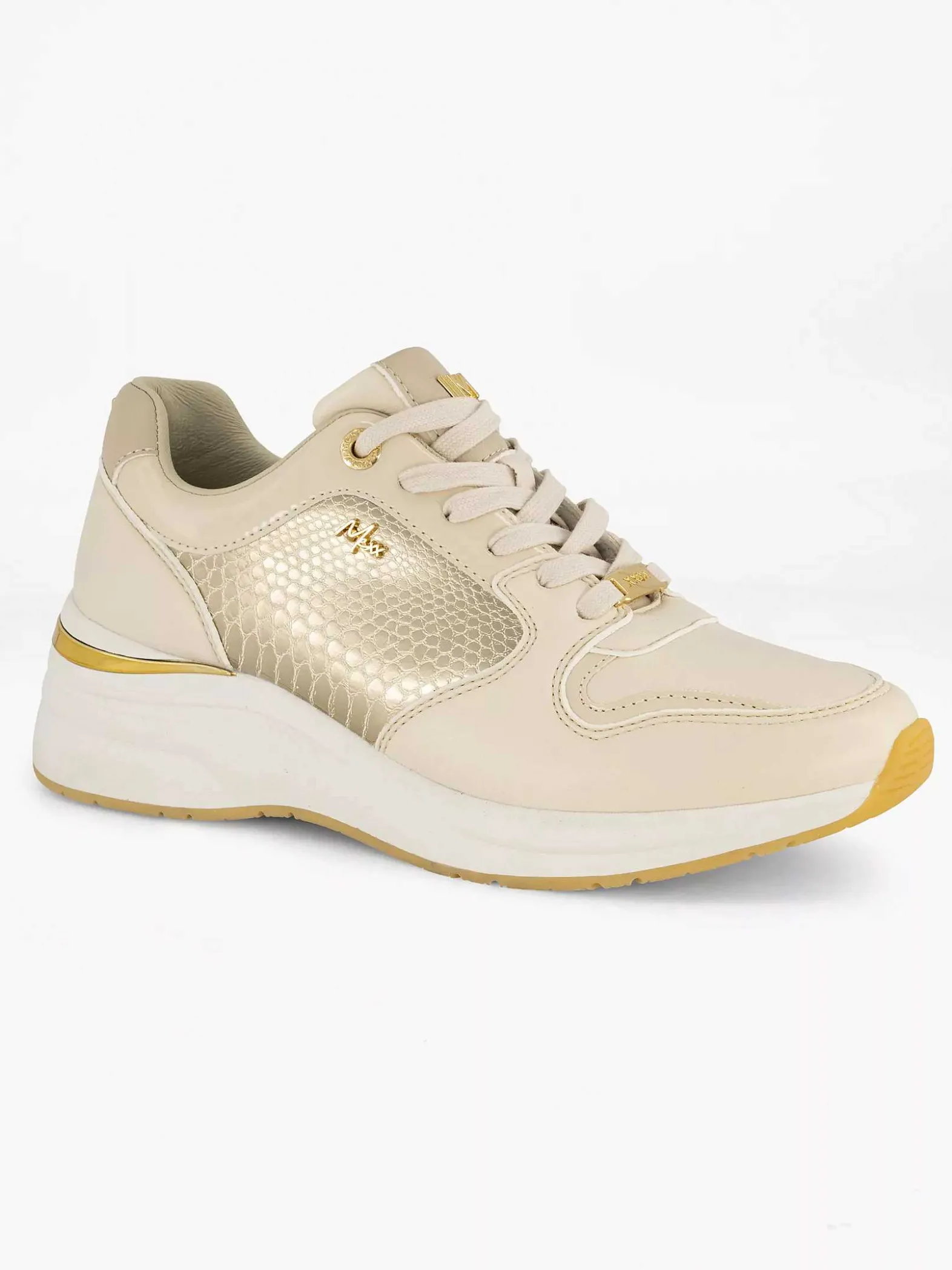 MEXX Beige Chunky Sneaker-Dames Sneakers
