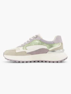 Graceland Beige Chunky Sneaker Glitter-Dames Sneakers