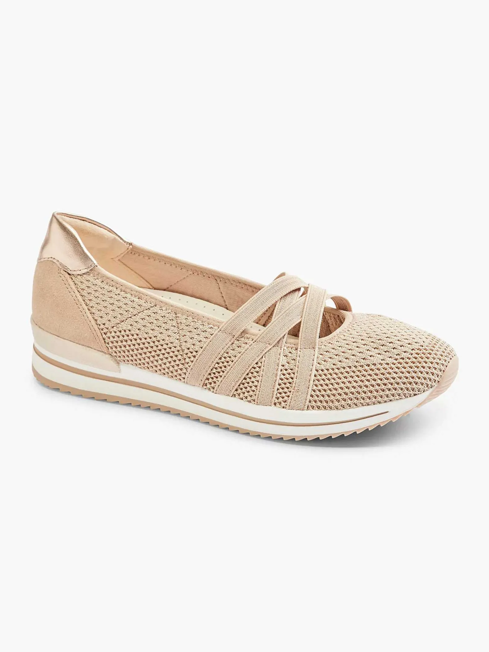 Medicus Beige Comfort Instapper-Dames Comfort Schoenen