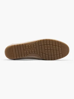 Easy Street Beige Comfort Instapper-Dames Comfort Schoenen
