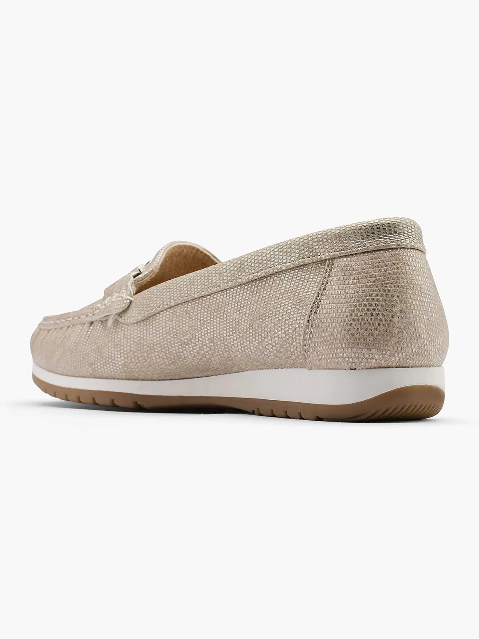 Easy Street Beige Comfort Instapper-Dames Comfort Schoenen