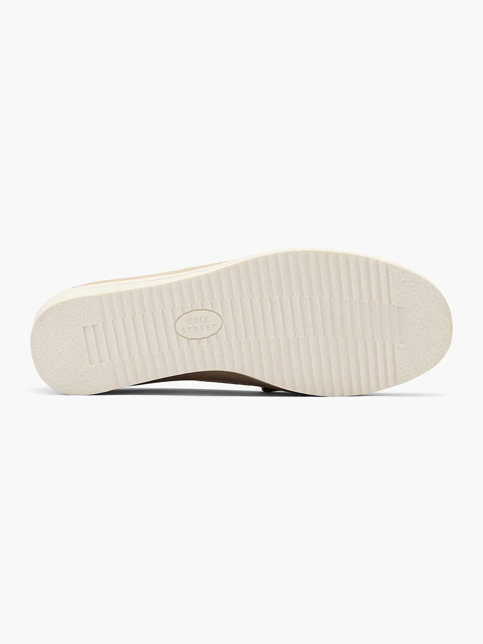 Easy Street Beige Comfort Instapper-Dames Comfort Schoenen