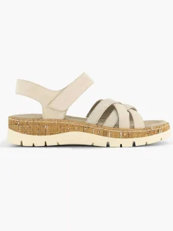 Medicus Beige Comfort Sandaal-Dames Comfort Schoenen