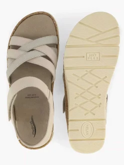 Medicus Beige Comfort Sandaal-Dames Comfort Schoenen