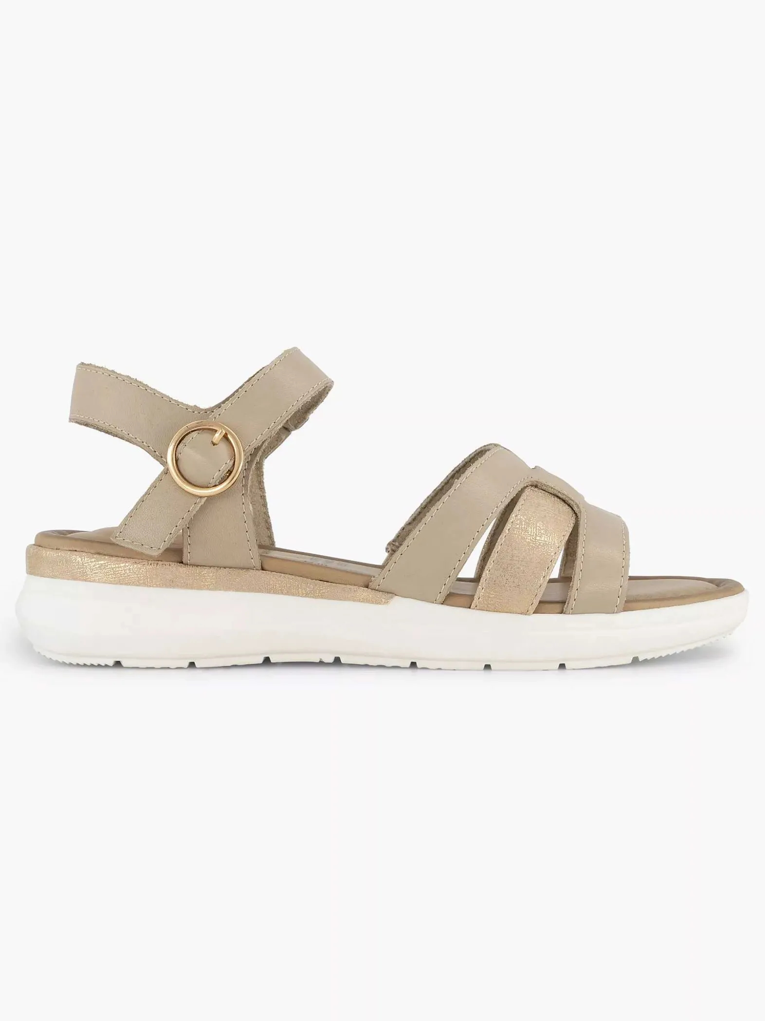 Medicus Beige Comfort Sandaal-Dames Comfort Schoenen