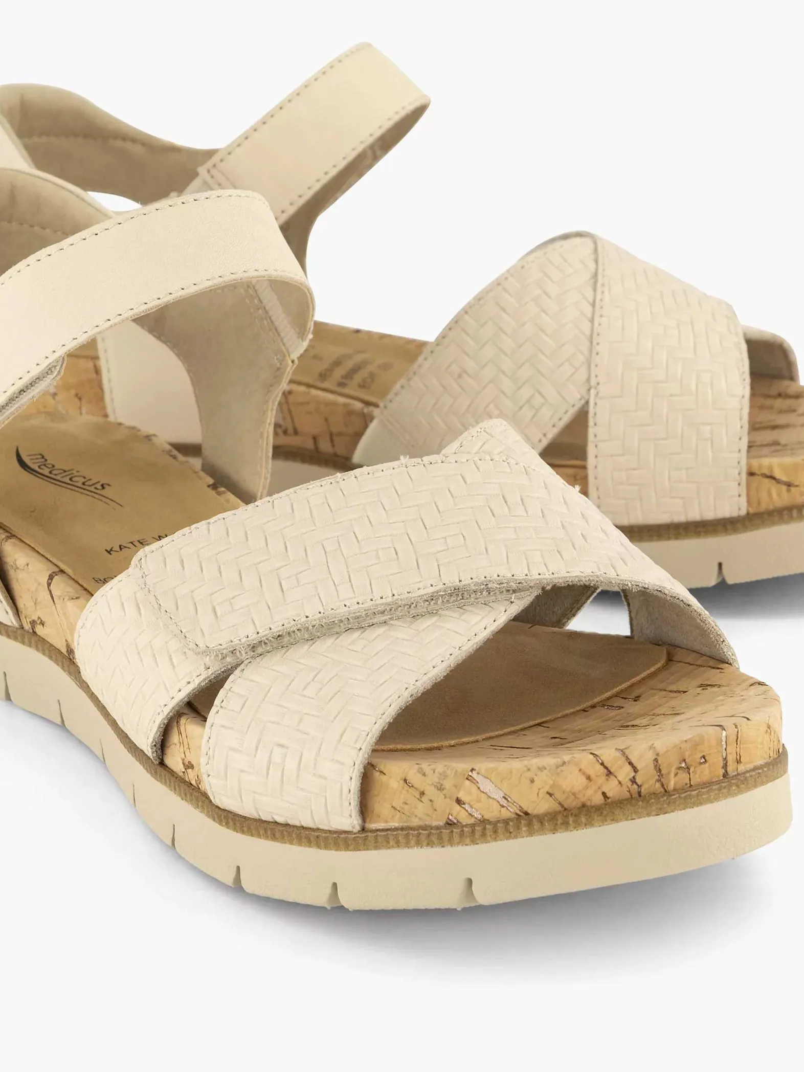 Medicus Beige Comfort Sandaal-Dames Comfort Schoenen