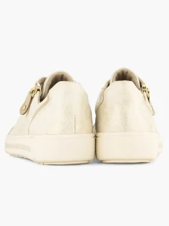 Easy Street Beige Comfort Sneaker-Dames Comfort Schoenen