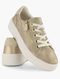 Easy Street Beige Comfort Sneaker-Dames Comfort Schoenen