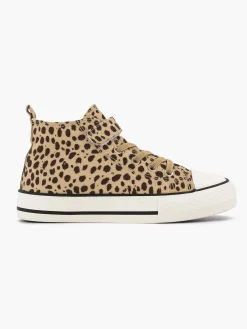 Graceland Beige Hoge Canvas Sneaker-Kinderen Babyschoenen