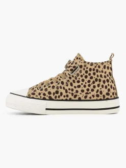 Graceland Beige Hoge Canvas Sneaker-Kinderen Babyschoenen