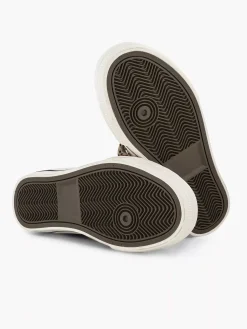 Graceland Beige Hoge Canvas Sneaker-Kinderen Babyschoenen