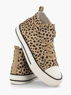 Graceland Beige Hoge Canvas Sneaker-Kinderen Babyschoenen
