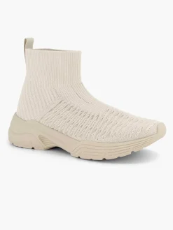 Oxmox Beige Hoge Sneaker-Dames Sneakers