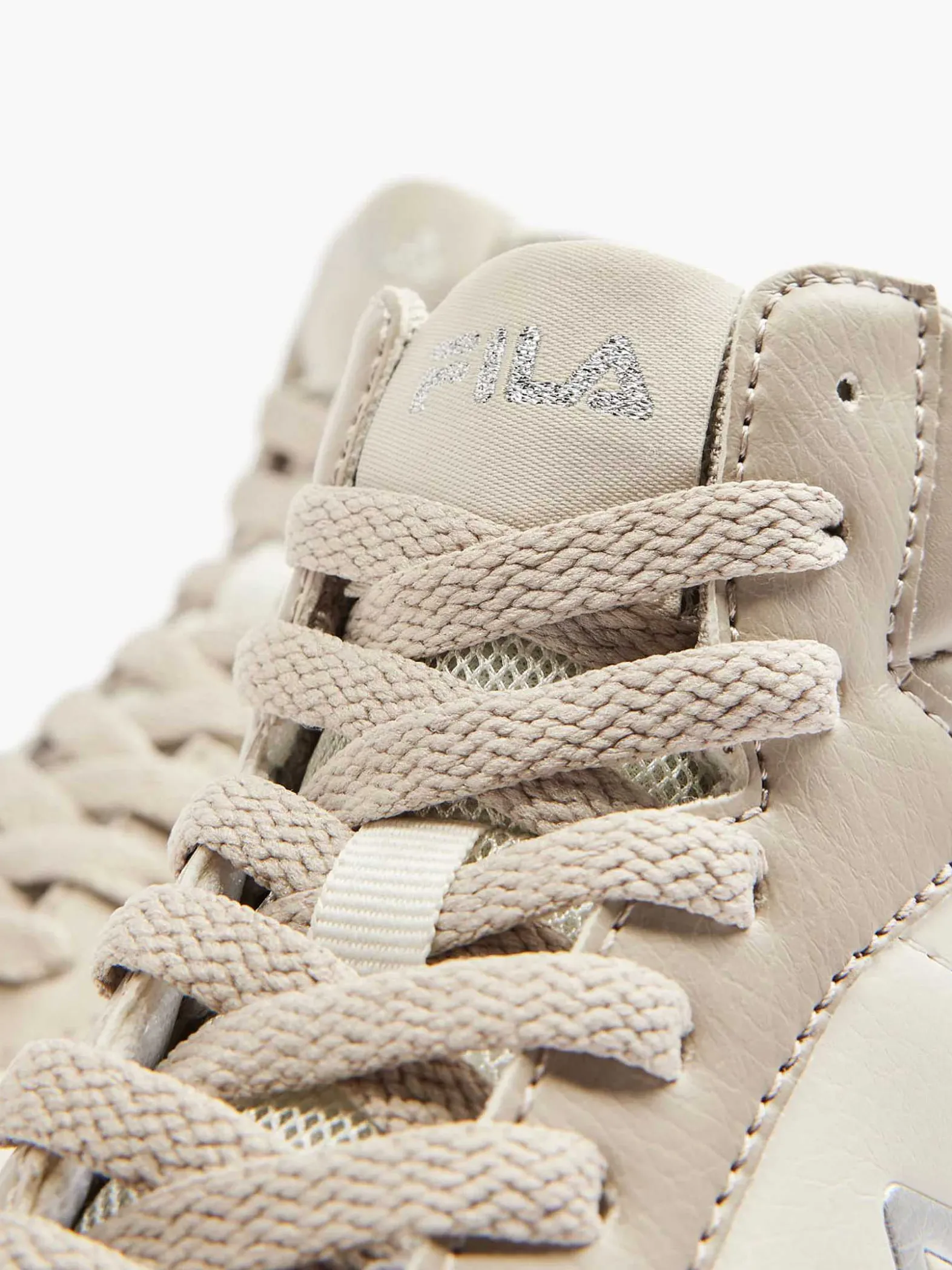 FILA Beige Hoge Sneaker-Dames Sneakers
