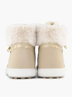 Graceland Beige Hoge Sneaker-Dames Sneakers