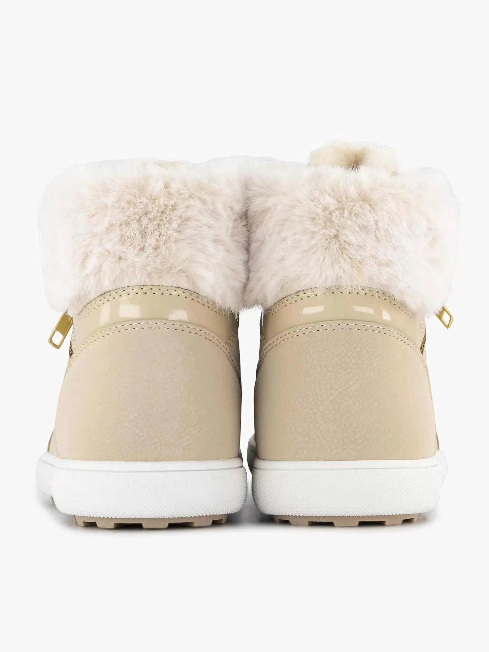 Graceland Beige Hoge Sneaker-Dames Sneakers