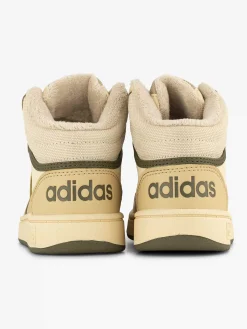 adidas Beige Hoops Mid 3.0 K-Kinderen Jongensschoenen