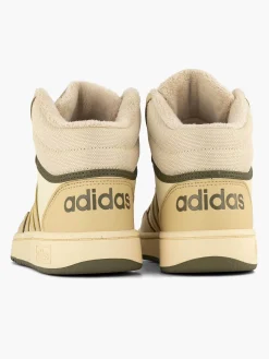 adidas Beige Hoops Mid 3.0 K-Kinderen Jongensschoenen