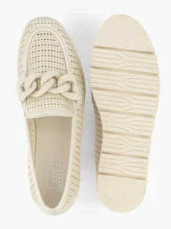 Easy Street Beige Instapper-Dames Comfort Schoenen