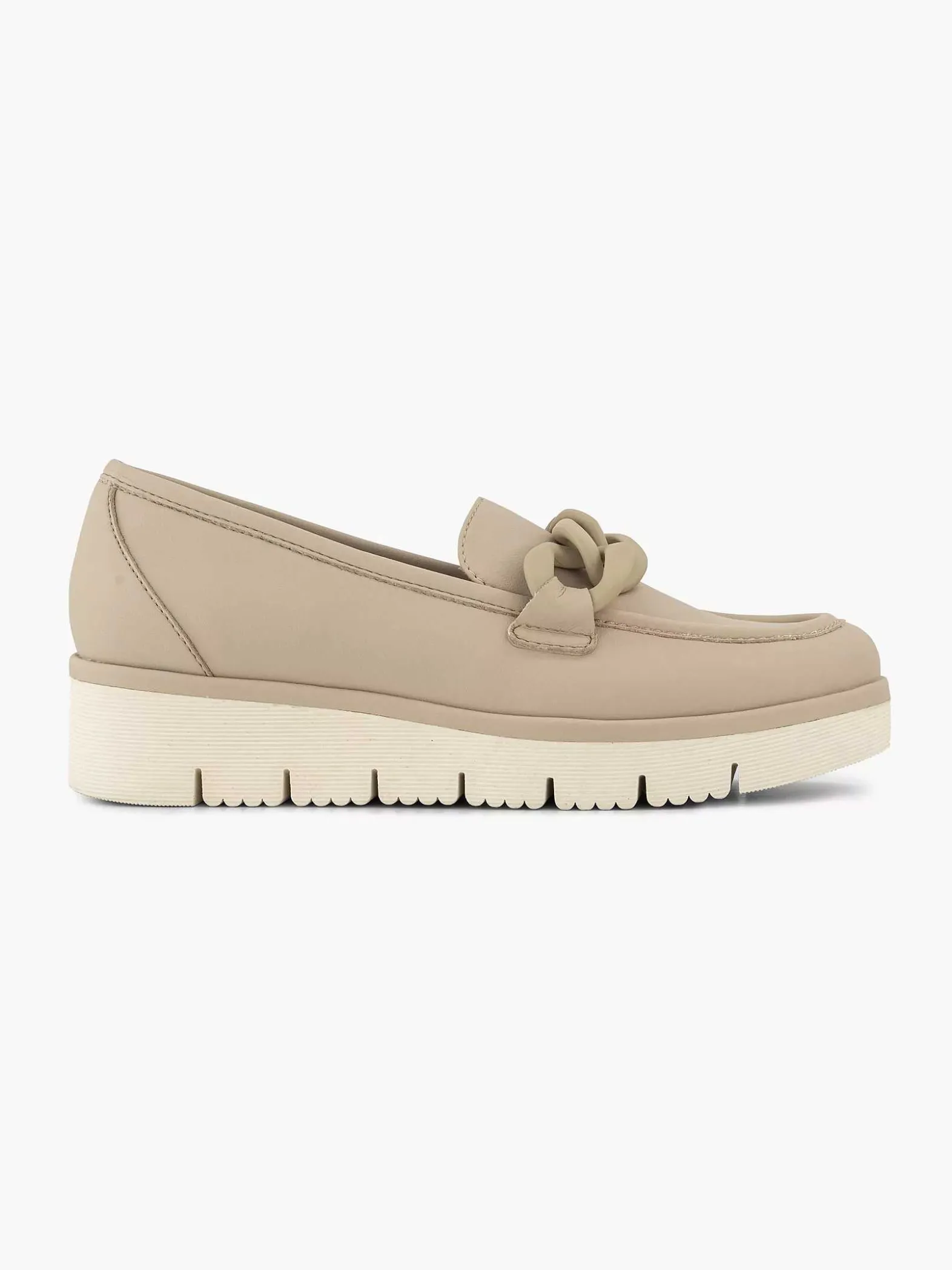 Easy Street Beige Instapper-Dames Comfort Schoenen