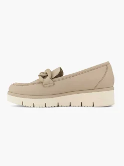 Easy Street Beige Instapper-Dames Comfort Schoenen