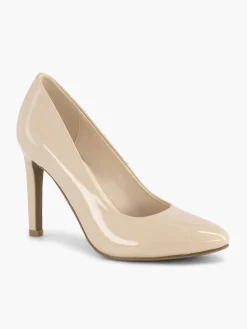 Graceland Beige Lak Pump-Dames Pumps