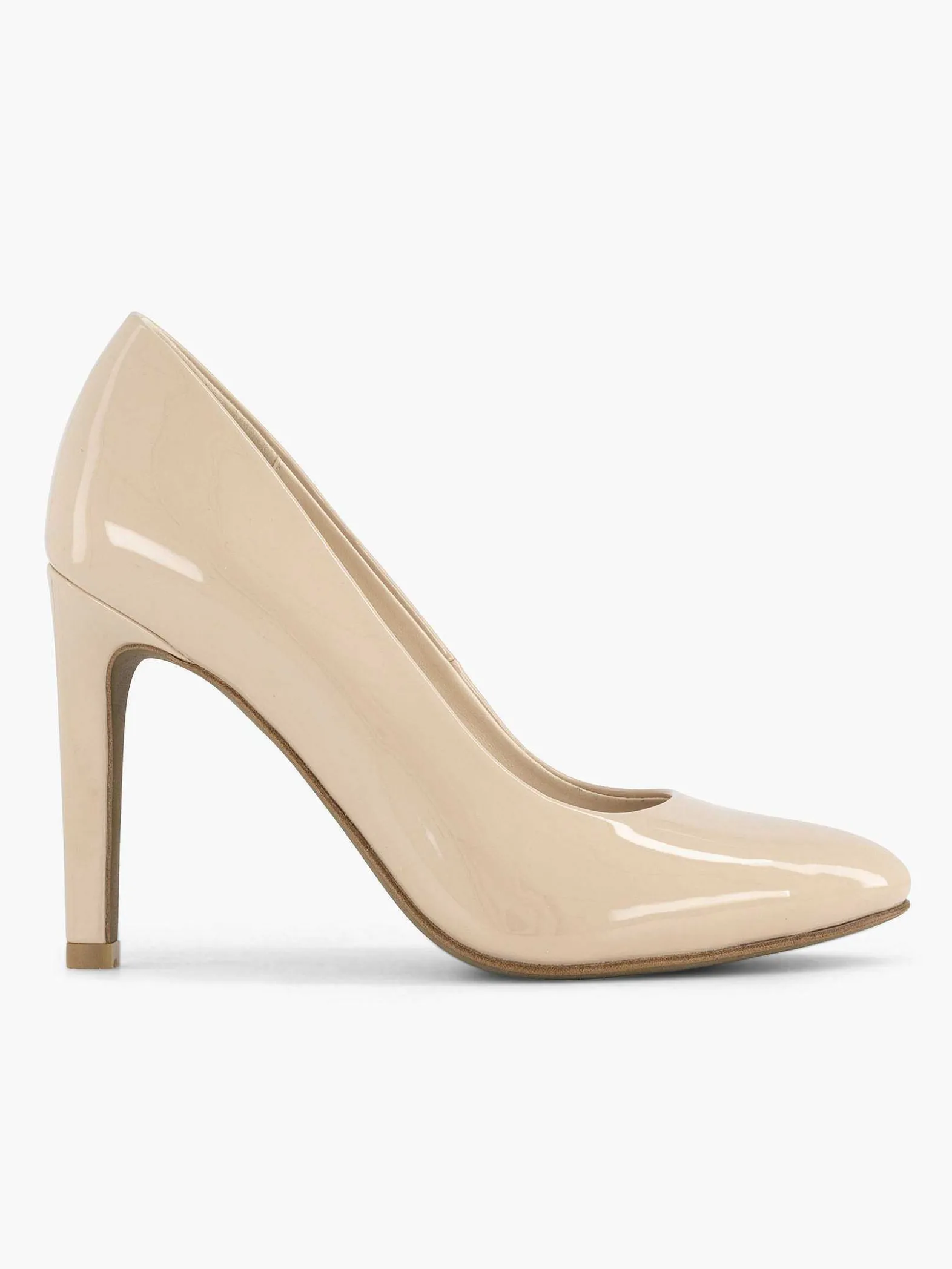 Graceland Beige Lak Pump-Dames Pumps