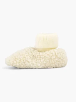 vanHaren Beige Pantoffel Teddy-Kinderen Jongensschoenen
