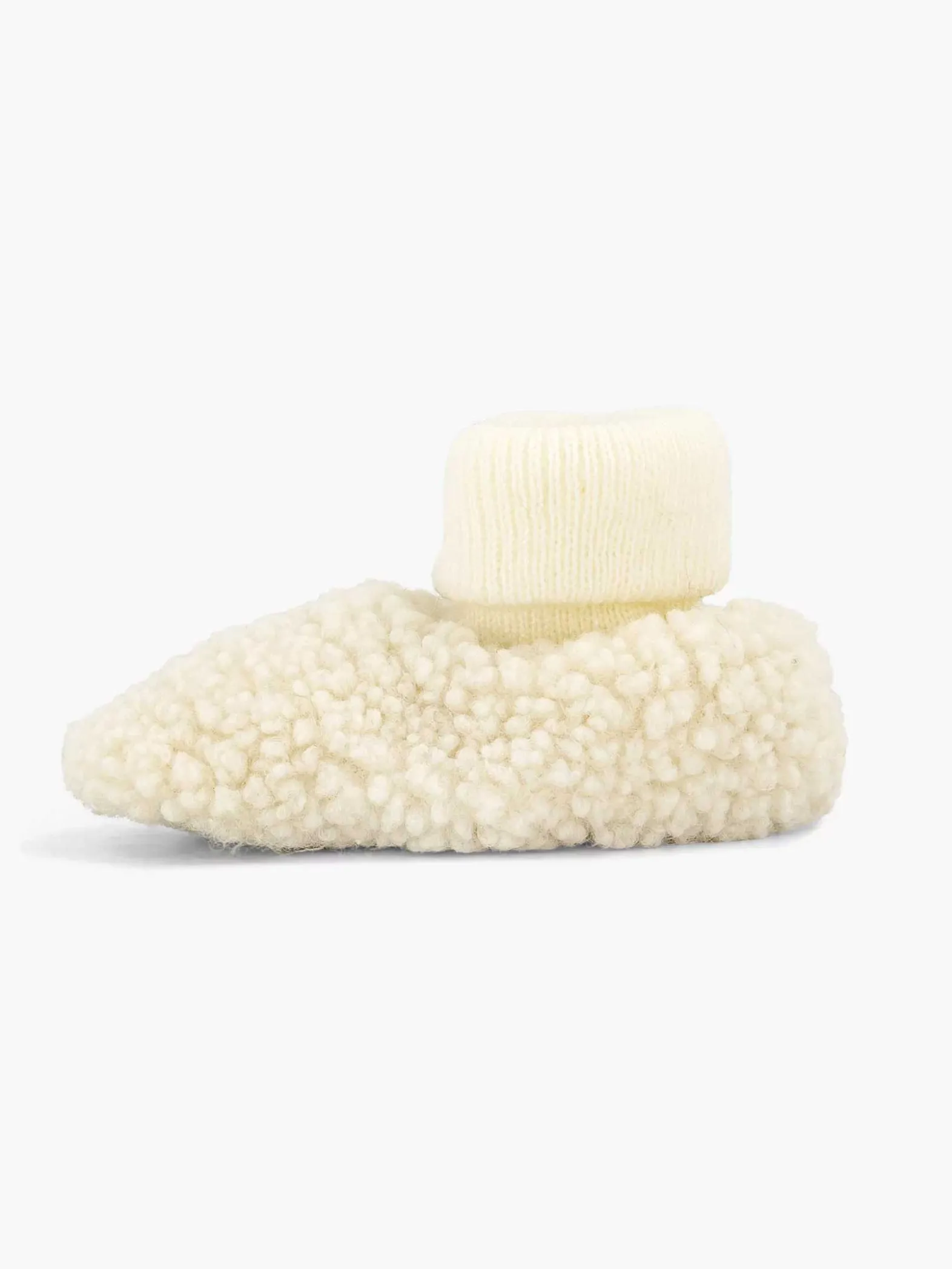 vanHaren Beige Pantoffel Teddy-Kinderen Jongensschoenen