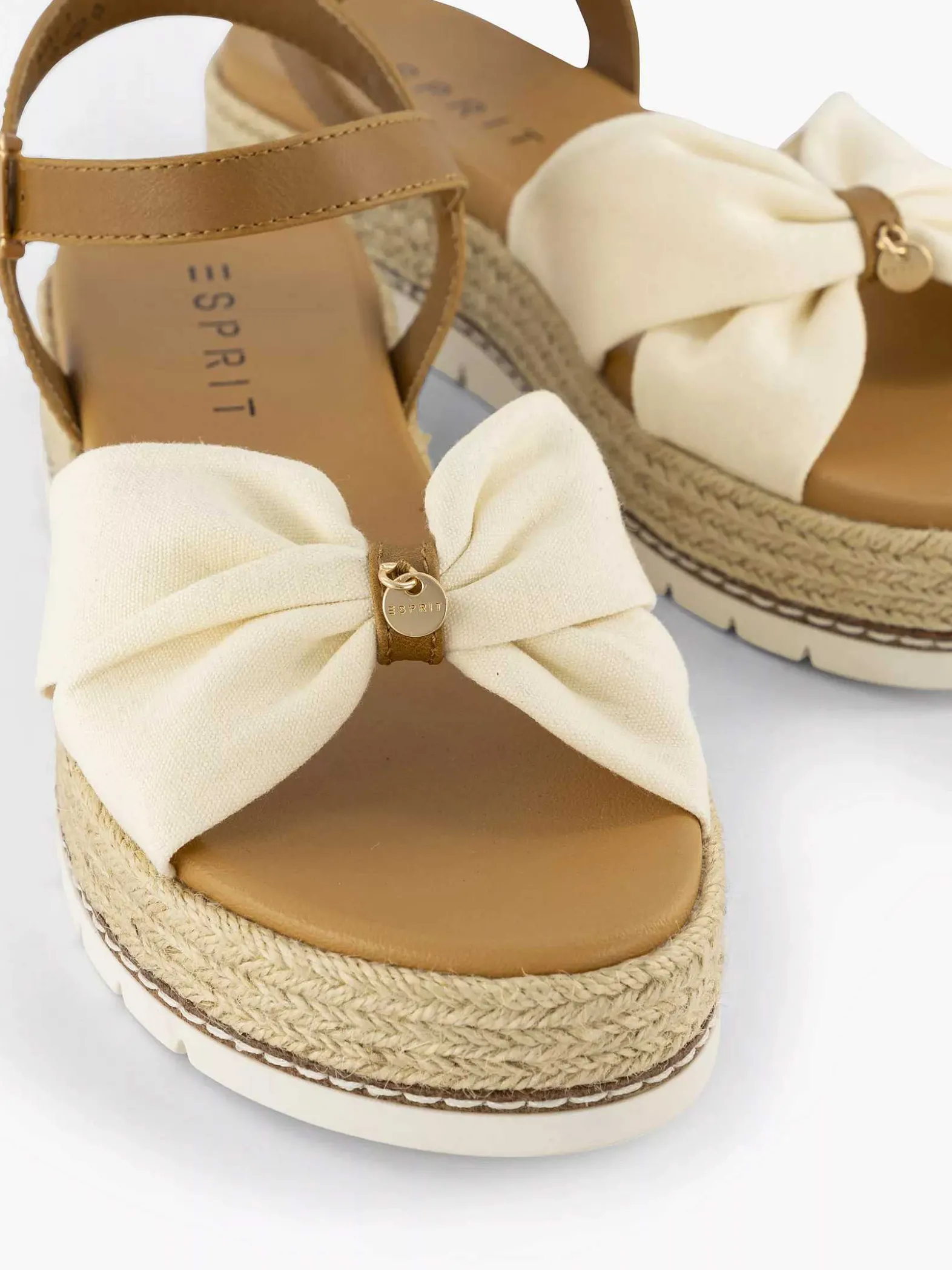 Esprit Beige Platform Sandaal-Dames Sandalen