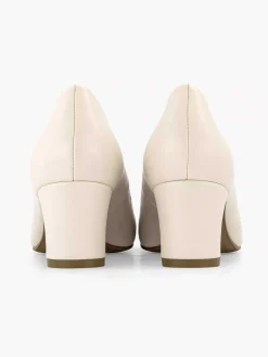 Graceland Beige Pump Blokhak-Dames Hoge Hakken
