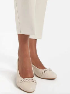 Easy Street Beige Pump Sierketting-Dames Comfort Schoenen