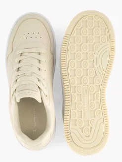 Champion Beige Rebound Platform Low-Dames Sneakers