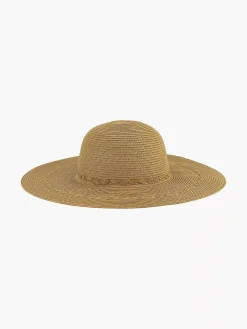 Graceland Beige Rieten Strandhoed-Dames Online Exclusive Accessoires