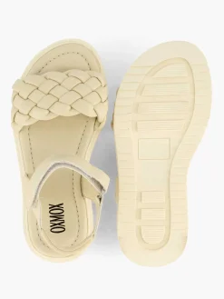 Oxmox Beige Sandaal-Kinderen Jongensschoenen