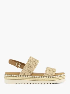 Graceland Beige Sandaal-Dames Sandalen