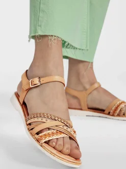 Graceland Beige Sandaal-Dames Sandalen