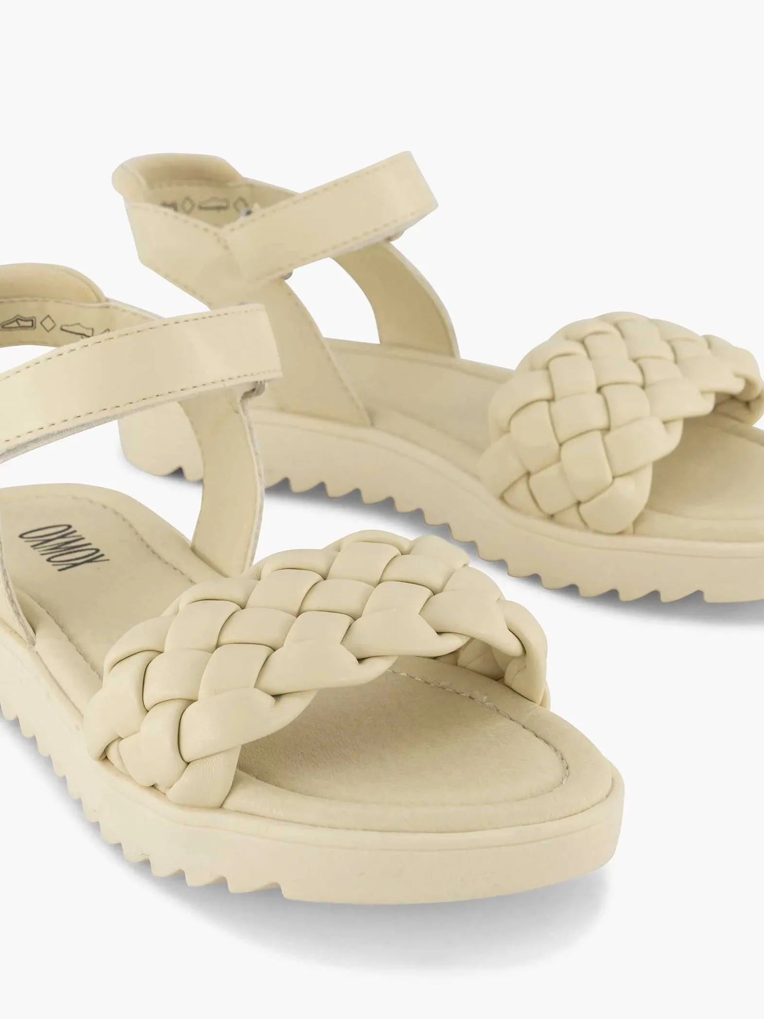 Oxmox Beige Sandaal-Kinderen Jongensschoenen