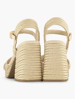 Graceland Beige Sandalette-Dames Sandalen