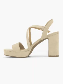 Graceland Beige Sandalette-Dames Sandalen