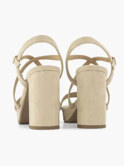 Graceland Beige Sandalette-Dames Sandalen