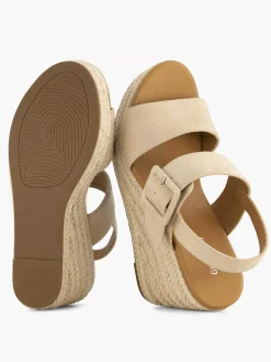Graceland Beige Sandalette-Dames Sandalen