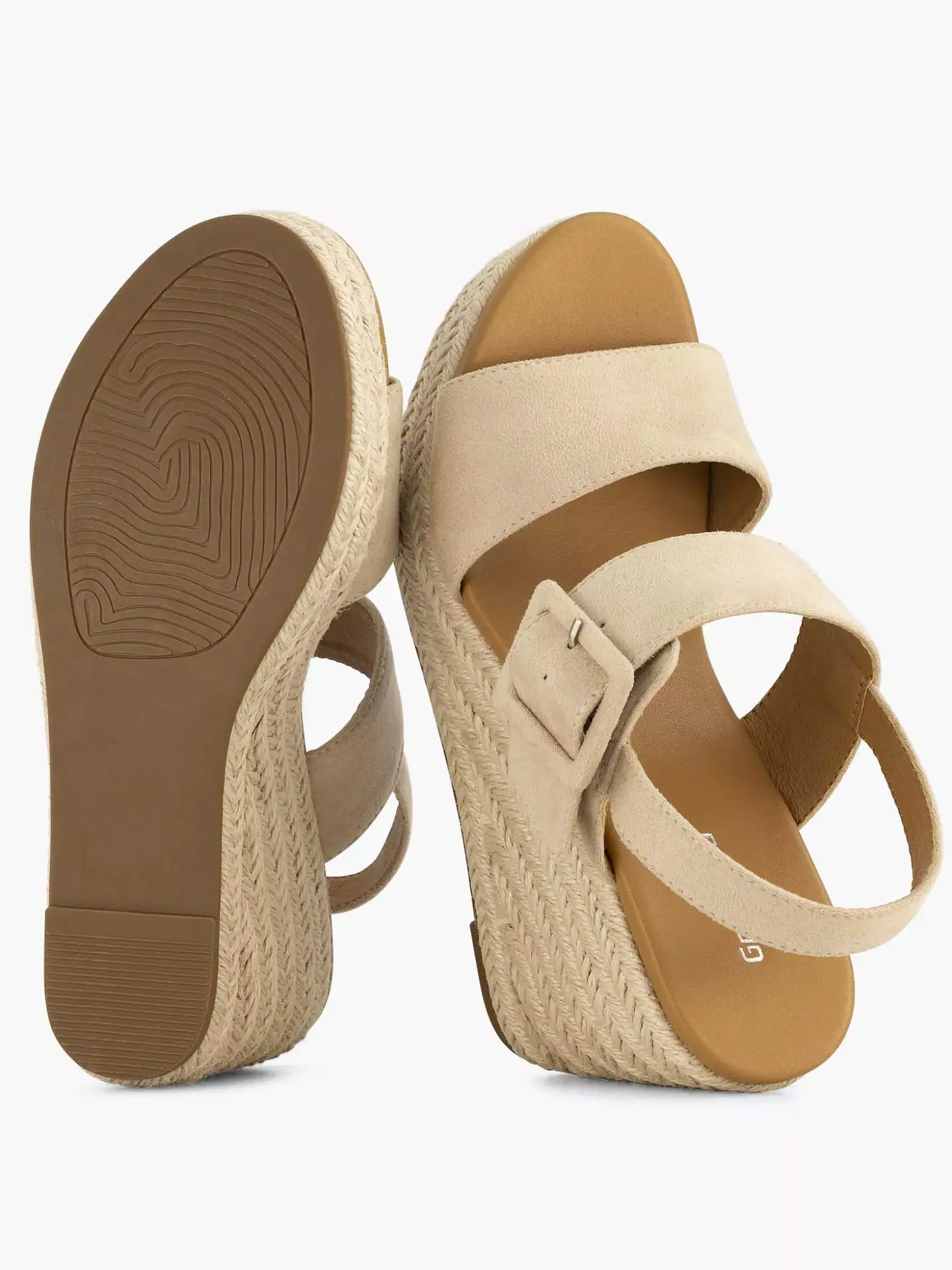 Graceland Beige Sandalette-Dames Sandalen