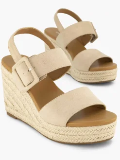 Graceland Beige Sandalette-Dames Sandalen