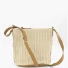 Graceland Beige Schoudertas Gevlochten-Dames Online Exclusive Accessoires